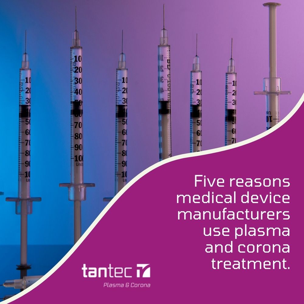 plasma treatment for medical devices