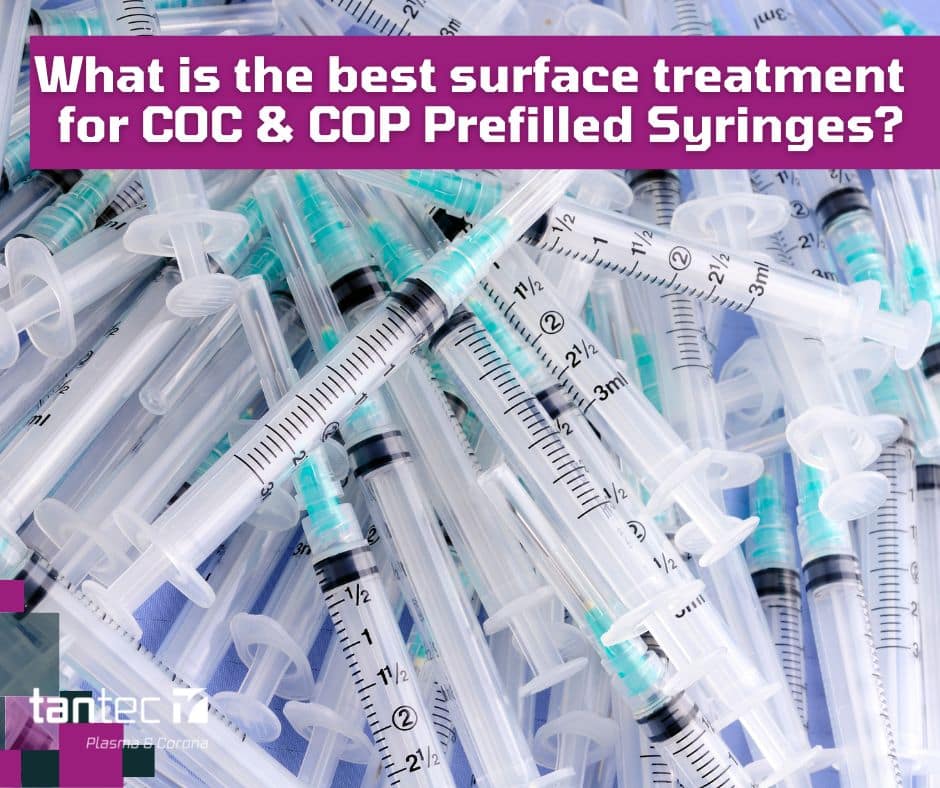 What is the best surface treatment for COC & COP Prefilled Syringes